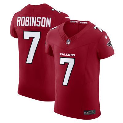 Джерси Atlanta Falcons Bijan Robinson Nike Red Team Vapor F.U.S.E. Elite