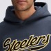 Pittsburgh Steelers Fanatics Charcoal IconicFleece Tipped Hoodie