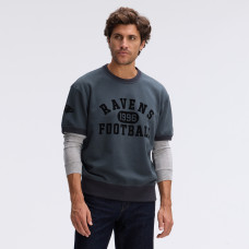 Свитшот Baltimore Ravens Fanatics Charcoal IconicFleece Short Sleeve Свитшот Baltimore Ravens Fanatics Charcoal IconicFleece Short Sleeve