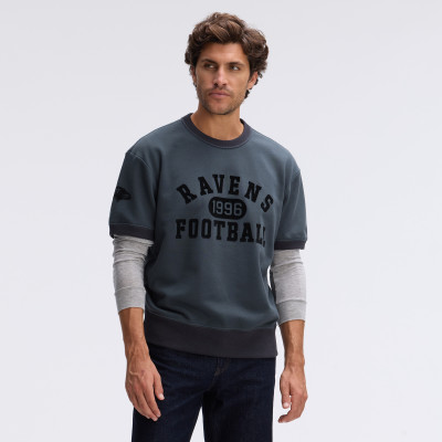Свитшот Baltimore Ravens Fanatics Charcoal IconicFleece Short Sleeve