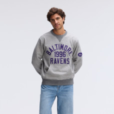 Свитшот Baltimore Ravens Fanatics Heather Gray IconicFleece Pocket Свитшот Baltimore Ravens Fanatics Heather Gray IconicFleece Pocket