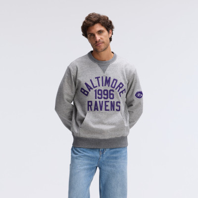 Свитшот Baltimore Ravens Fanatics Heather Gray IconicFleece Pocket
