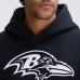 Толстовка Baltimore Ravens Fanatics Black IconicFleece Flocked