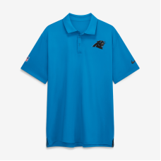 Поло Carolina Panthers Nike Blue Sideline Powerful Blocking Dri-FIT Tour Поло Carolina Panthers Nike Blue Sideline Powerful Blocking Dri-FIT Tour