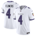 Джерси Baltimore Ravens Zay Flowers Nike White Vapor F.U.S.E. Stitched Limited