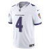 Джерси Baltimore Ravens Zay Flowers Nike White Vapor F.U.S.E. Stitched Limited