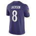 Джерси Baltimore Ravens Lamar Jackson Nike Purple Team Vapor F.U.S.E. Stitched Limited