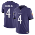 Джерси Baltimore Ravens Zay Flowers Nike Purple Team Vapor F.U.S.E. Stitched Limited