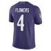Джерси Baltimore Ravens Zay Flowers Nike Purple Team Vapor F.U.S.E. Stitched Limited