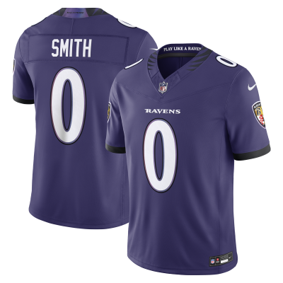 Джерси Baltimore Ravens Roquan Smith Nike Purple Team Vapor F.U.S.E. Stitched Limited