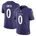 Джерси Baltimore Ravens Roquan Smith Nike Purple Team Vapor F.U.S.E. Stitched Limited