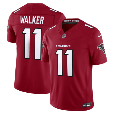 Джерси Atlanta Falcons Jalon Walker Nike Red Team Vapor F.U.S.E. Stitched Limited