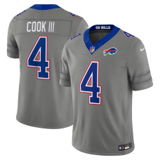 Джерси Buffalo Bills James Cook III Nike Gray Nickel City Vapor F.U.S.E. Stitched Limited Джерси Buffalo Bills James Cook III Nike Gray Nickel City Vapor F.U.S.E. Stitched Limited