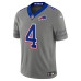 Джерси Buffalo Bills James Cook III Nike Gray Nickel City Vapor F.U.S.E. Stitched Limited