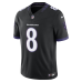 Джерси Baltimore Ravens Lamar Jackson Nike Black Alternate Alternate Vapor F.U.S.E. Stitched Limited