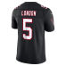 Джерси Atlanta Falcons Drake London Nike Black Alternate Throwback Vapor F.U.S.E. Stitched Limited