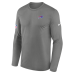 Футболка с длинным рукавом Buffalo Bills Nike Gray Legend Small Logo Dri-FIT