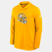 Футболка Pittsburgh Steelers Nike Gold Sideline Alternate Lightweight Long Sleeve Hooded Dri-FIT