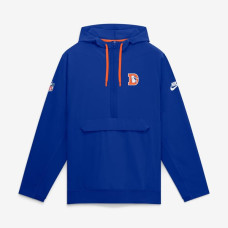 Куртка Denver Broncos Nike Royal Sideline Broken Rules Alternate Anorak Half-Zip Hooded