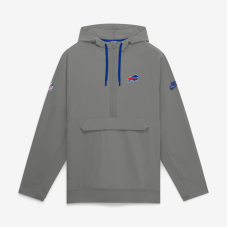 Куртка Buffalo Bills Nike Gray Sideline Broken Rules Alternate Anorak Half-Zip Hooded