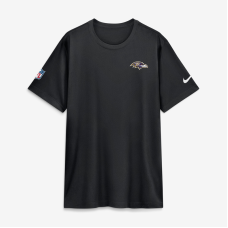 Футболка Baltimore Ravens Nike Black Alt Legend Small Logo Dri-FIT Футболка Baltimore Ravens Nike Black Alt Legend Small Logo Dri-FIT
