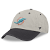 Бейсболка Miami Dolphins Fanatics Beige/Charcoal Frame