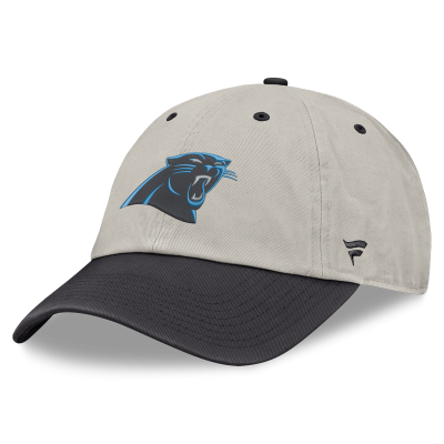 Бейсболка Carolina Panthers Fanatics Beige/Charcoal Frame