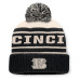 Шапка с помпоном Cincinnati Bengals Fanatics Black Cuffed Шапка с помпоном Cincinnati Bengals Fanatics Black Cuffed