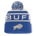 Шапка с помпоном Buffalo Bills Fanatics Royal Cuffed