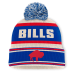 Шапка с помпоном Buffalo Bills Fanatics Royal Heritage Parcel Cuffed