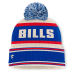 Шапка с помпоном Buffalo Bills Fanatics Royal Heritage Parcel Cuffed