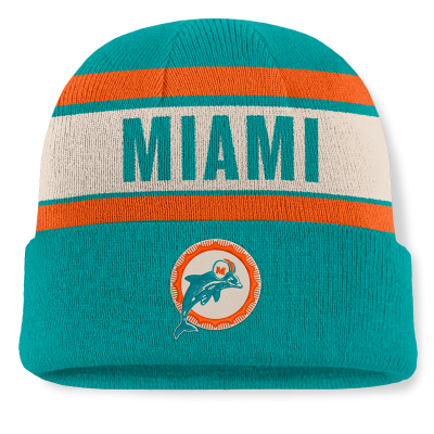 Шапка Miami Dolphins Fanatics Aqua Chip Pass