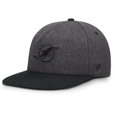 Бейсболка Miami Dolphins Fanatics Heather Gray/Charcoal Clear Away Golfer