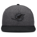 Бейсболка Miami Dolphins Fanatics Heather Gray/Charcoal Clear Away Golfer