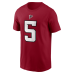 Футболка Atlanta Falcons Drake London Nike Red Name & Number