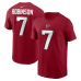 Футболка Atlanta Falcons Bijan Robinson Nike Red Name & Number Футболка Atlanta Falcons Bijan Robinson Nike Red Name & Number