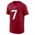 Футболка Atlanta Falcons Bijan Robinson Nike Red Name & Number