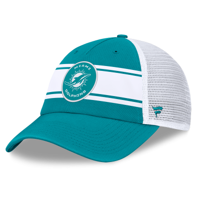 Бейсболка Miami Dolphins Fanatics Aqua Muddle Trucker