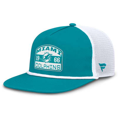 Бейсболка Miami Dolphins Fanatics Aqua/White Guidepost Golfer