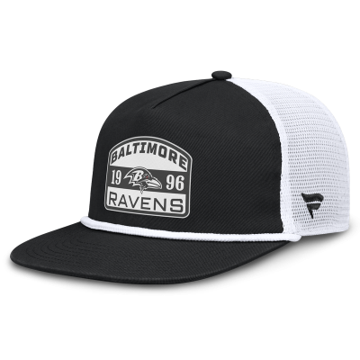 Бейсболка Baltimore Ravens Fanatics Black/White Guidepost Golfer