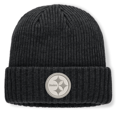 Шапка Pittsburgh Steelers Fanatics Heather Black Cabin