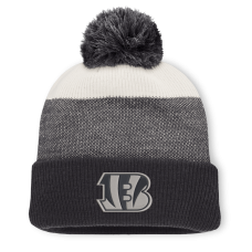 Шапка с помпоном Cincinnati Bengals Fanatics Charcoal/Gray Cuffed Шапка с помпоном Cincinnati Bengals Fanatics Charcoal/Gray Cuffed