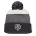 Шапка с помпоном Chicago Bears Fanatics Charcoal/Gray Cuffed Шапка с помпоном Chicago Bears Fanatics Charcoal/Gray Cuffed
