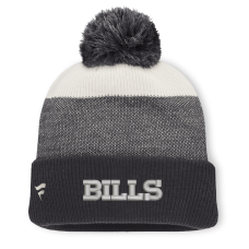 Шапка с помпоном Buffalo Bills Fanatics Charcoal/Gray Cuffed Шапка с помпоном Buffalo Bills Fanatics Charcoal/Gray Cuffed