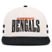 Бейсболка Cincinnati Bengals Fanatics Cream/Black Heritage Doubleback Golfer