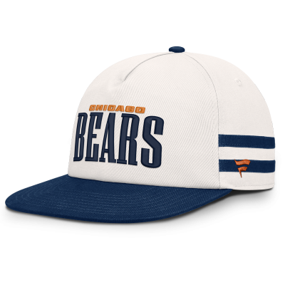 Бейсболка Chicago Bears Fanatics Cream/Navy Heritage Doubleback Golfer
