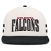 Бейсболка Atlanta Falcons Fanatics Cream/Black Heritage Doubleback Golfer