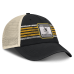 Бейсболка Pittsburgh Steelers Fanatics Black Heritage Logo Waggle Unstructured