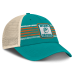 Бейсболка Miami Dolphins Fanatics Aqua Heritage Logo Waggle Unstructured