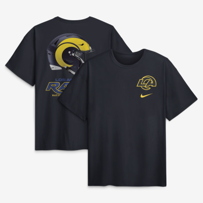 Футболка Los Angeles Rams Nike Rivalries Collection Max90 - Navy